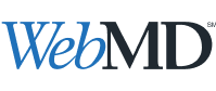 Official WebMD logo featuring 'Web' in blue script and 'MD' in dark gray, representing the leading online health resource and medical brand.